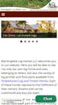 Mobile Screenshot of morningdaleloghomes.com